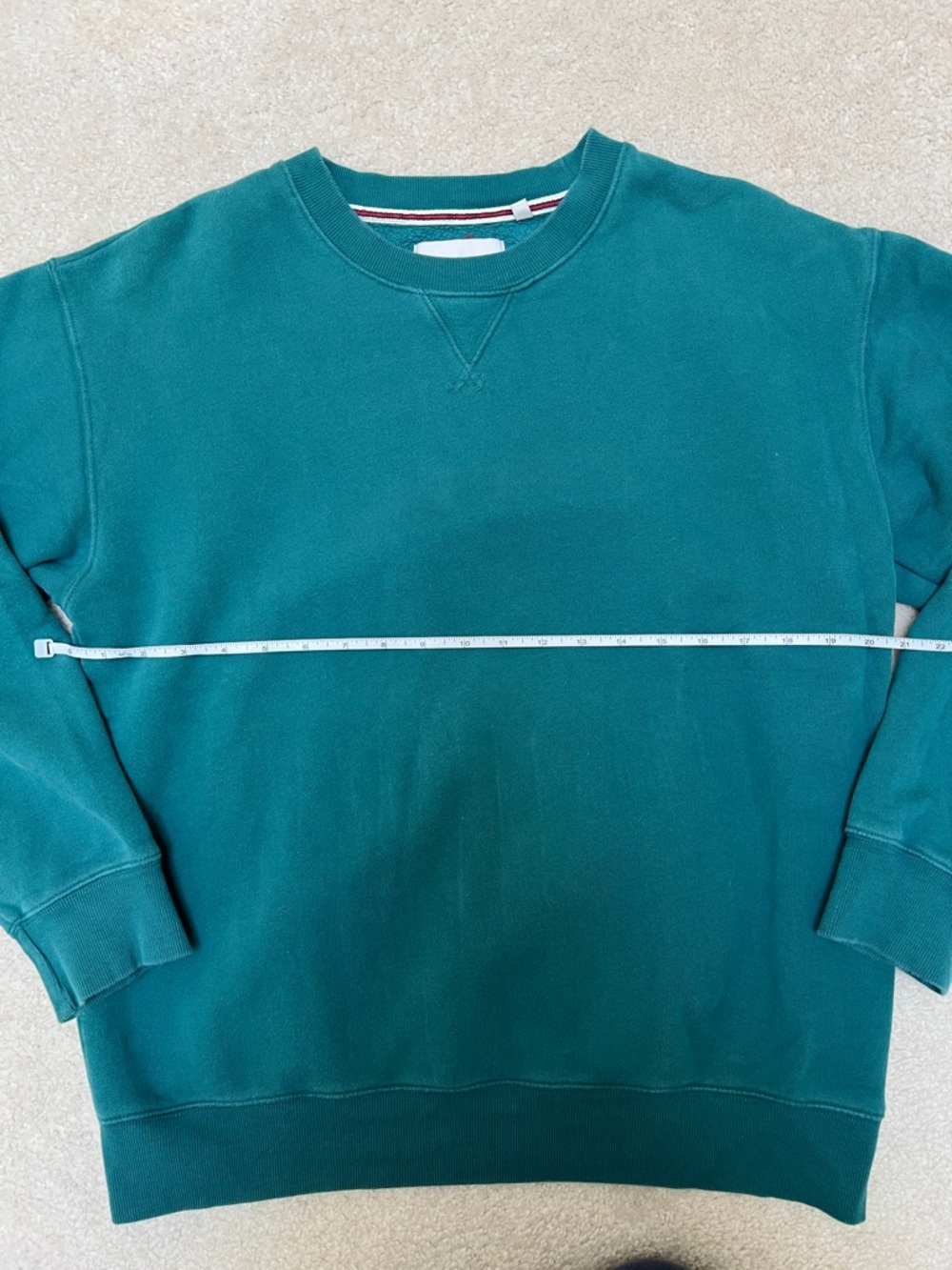 TNA Teal Crewneck Sweatshirt - Picture 4 of 7